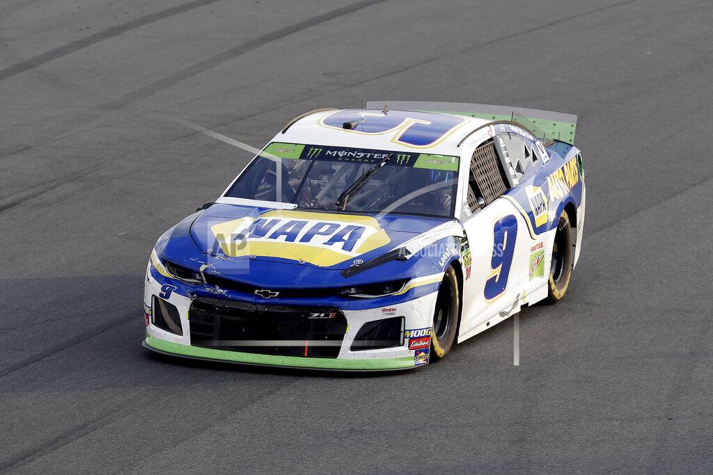 Gerry Broome Chase Elliott drives during the NASCAR Cup Series auto race at Charlotte Motor Speedway in Concord, N.C., Sunday, Sept. 29, 2019. (AP Photo/Gerry Broome)