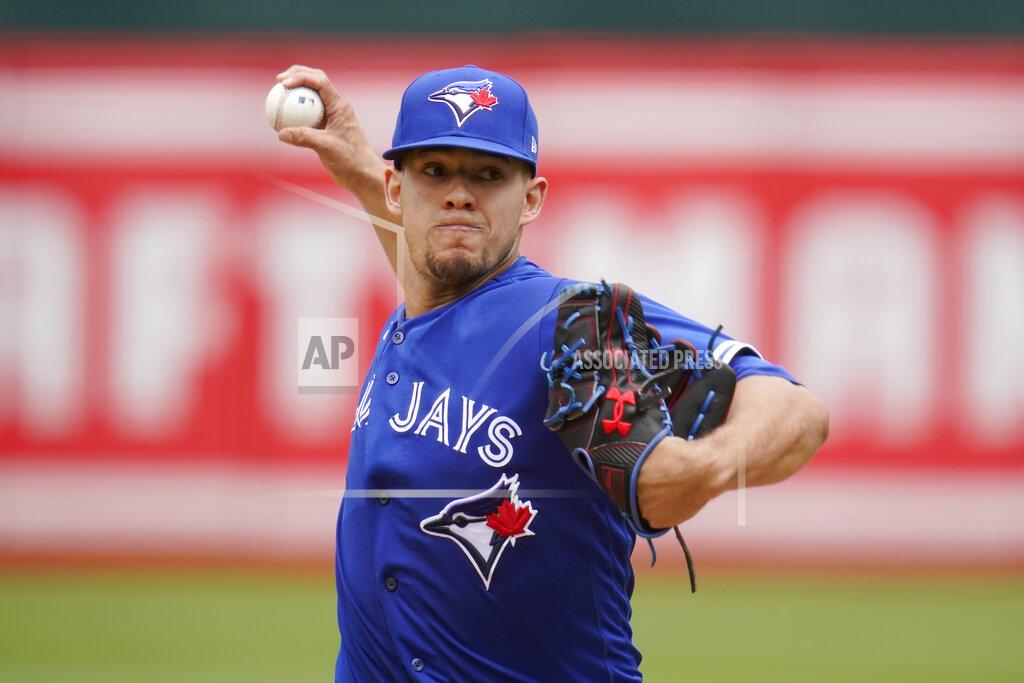 Godofredo A. Vásquez Toronto Blue Jays' Jose Berrios pitches against the Oakland Athletics during the sixth inning of a baseball game in Oakland, Calif., Wednesday, July 6, 2022. (AP Photo/Godofredo A. Vásquez)