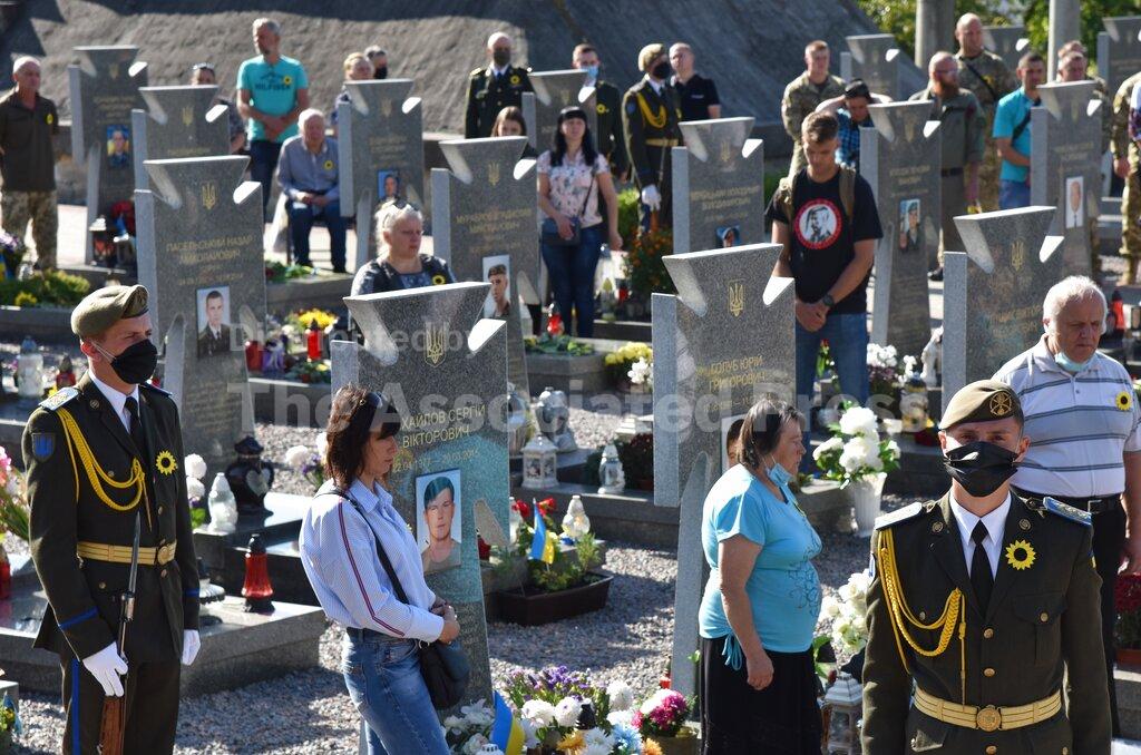 Ukraine Ilovaisk Battle Anniversary Buy Photos AP Images DetailView