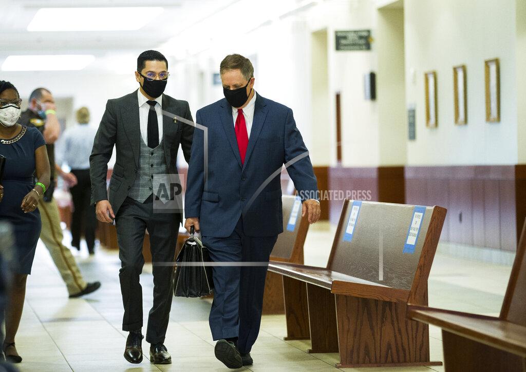 Godofredo A. Vásquez Victor Hugo Cuevas, a 26-year-old linked to a missing tiger named India, arrives at the Fort Bend County Justice Center for a bond revocation hearing on a separate murder charge, on Friday, May 14, 2021, in Richmond, Texas. Prosecutors in Fort Bend County are seeking to revoke a bond for Victor Hugo Cuevas after he was charged with murder in a 2017 fatal shooting. (Godofredo A. Vásquez/Houston Chronicle via AP)