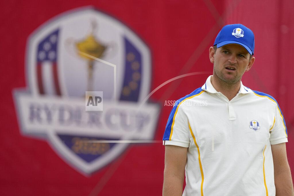 Charlie Neibergall Team Europe's Bernd Wiesberger reacts after missing his putt on the 15th hole during a Ryder Cup singles match at the Whistling Straits Golf Course Sunday, Sept. 26, 2021, in Sheboygan, Wis. (AP Photo/Charlie Neibergall)