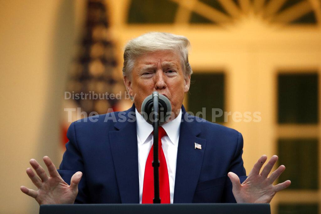 Virus Outbreak Trump