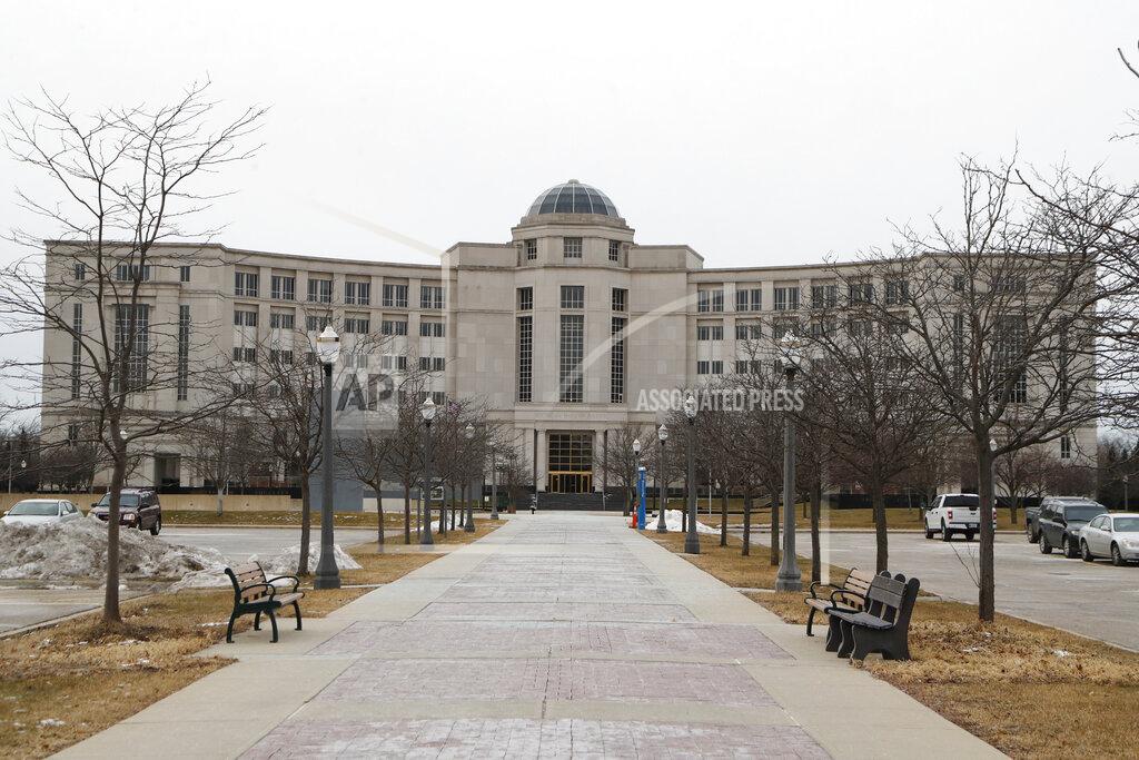 Carlos Osorio FILE - In this Friday, Jan. 17, 2020, file photo, The Michigan Supreme Court's Hall of Justice is seen in Lansing, Mich. SANTA FE, N.M. _ Court majorities are at stake beyond Washington, D.C., as voters chose justices for state supreme courts that have been thrust into politicized clashes over voter access and the emergency powers of governors fighting the coronavirus outbreak. Michigan Gov. Gretchen Whitmer, a Democrat, wants to flip control of the state’s Republican-majority high court. (AP Photo/Carlos Osorio, File)