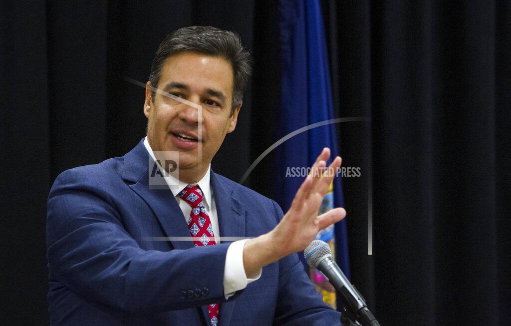 Darin Oswald FILE - In this June 29, 2019 photo, Raul Labrador addresses members of the Idaho Republican Party at the Boise Centre in downtown Boise, Idaho. The former U.S. House member is running for state attorney general. Idaho's primary elections are Tuesday, May 17, 2022. (Darin Oswald/Idaho Statesman via AP, File)