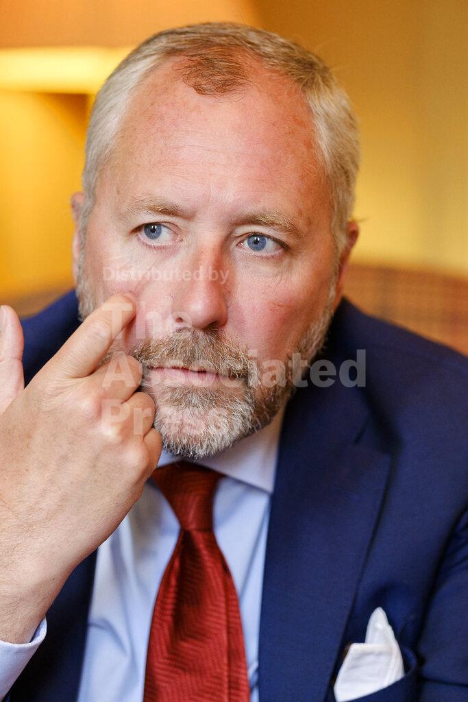 Leader of the Belgian People's Party Mischael Modrikamen - Belgium