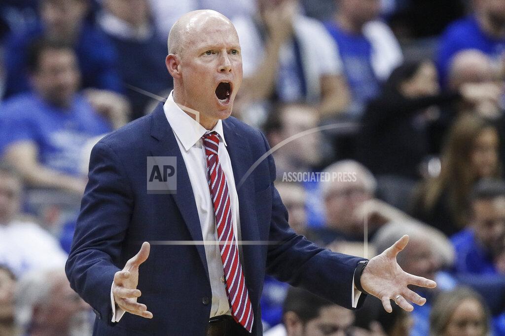 John Minchillo Seton Hall head coach Kevin Willard reacts during the first half of an NCAA college basketball game against Villanova, Wednesday, March 4, 2020, in Newark, N.J. (AP Photo/John Minchillo)