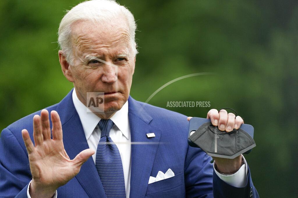 Manuel Balce Ceneta President Joe Biden tells reporters he will speak about the mass shooting at Robb Elementary School in Uvalde, Texas, later in the evening as he arrives at the White House, in Washington, from his trip to Asia, Tuesday, May 24, 2022. (AP Photo/Manuel Balce Ceneta)