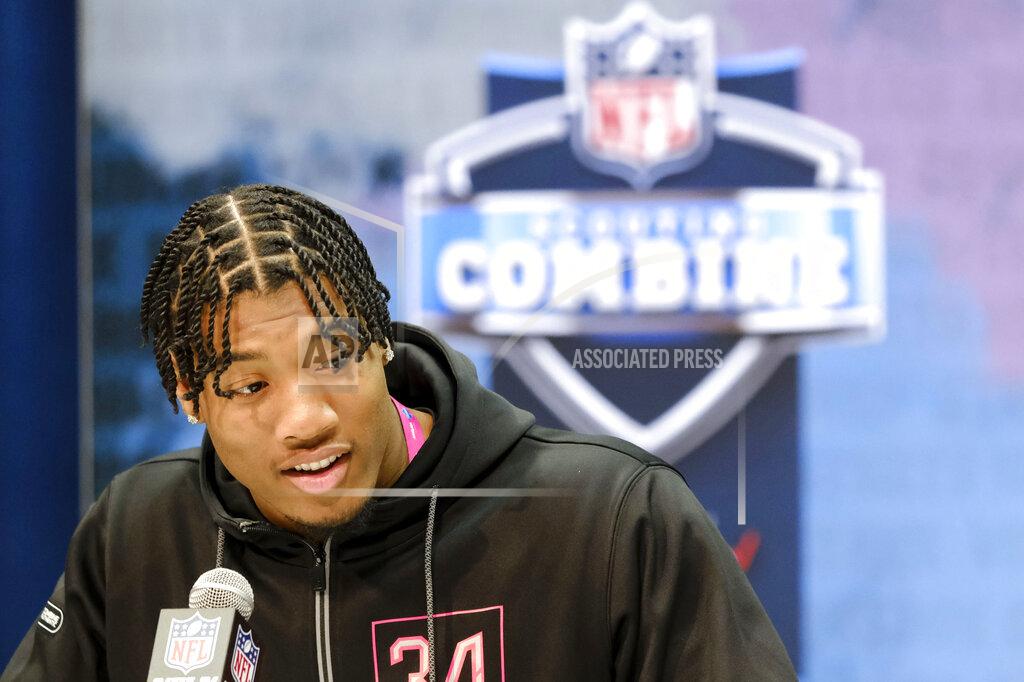 Aj Mast FILE - In this Feb. 27, 2020, file photo, Clemson linebacker Isaiah Simmons speaks during a press conference at the NFL football scouting combine in Indianapolis. Arizona Cardinals coach Kliff Kingsbury has raved about the Clemson star's versatility since he surprisingly landed in the desert after falling to the No. 8 overall selection. (AP Photo/AJ Mast, File)