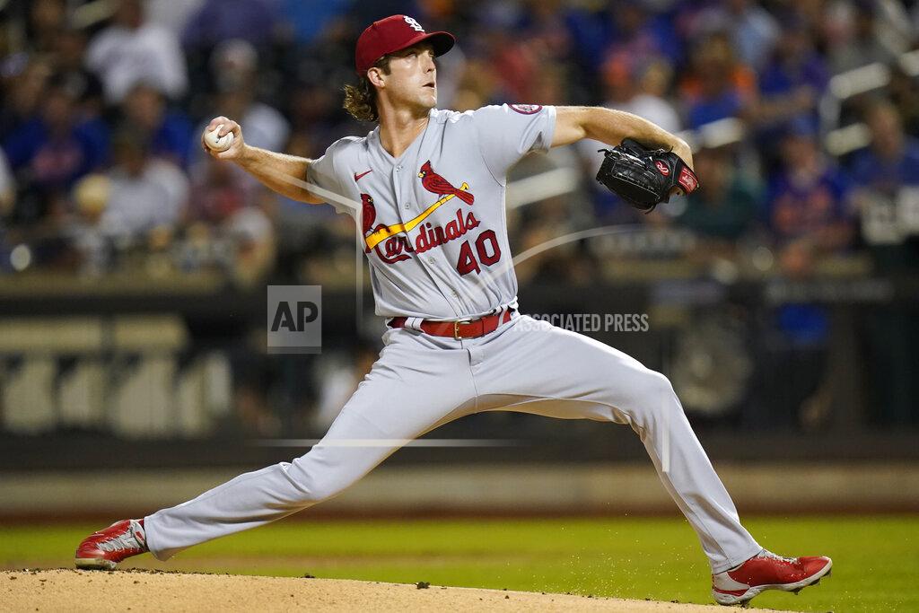 Frank Franklin Ii St. Louis Cardinals' Jake Woodford delivers a pitch during the first inning of the team's baseball game against the New York Mets on Tuesday, Sept. 14, 2021, in New York. (AP Photo/Frank Franklin II)