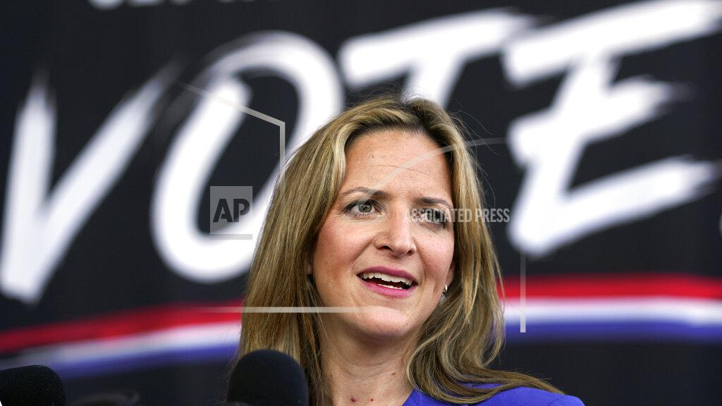 FILE - In this Sept. 24, 2020, file photo, Michigan Secretary of State Jocelyn Benson speaks in Detroit. Michigan's 250 audits around the state of the 2020 general election found that it was was secure and accurate, Secretary of State Benson said during a news conference Tuesday, March 2, 2021. (AP Photo/Paul Sancya, File)
