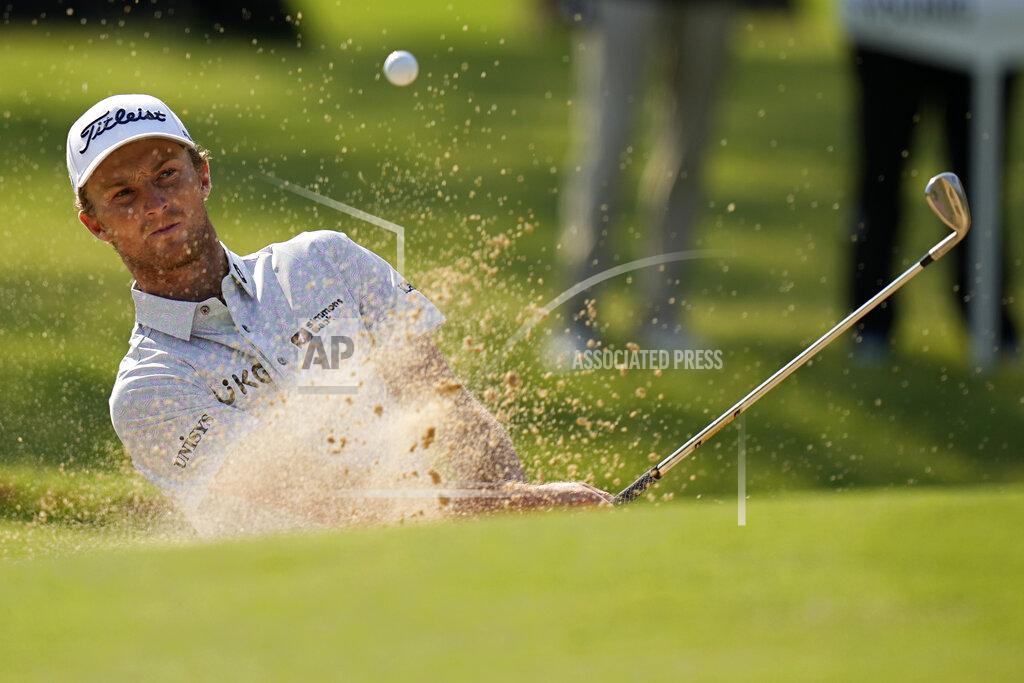 Eric Gay FILE - Will Zalatoris hits from the bunker on the 17th hole during the final round of the PGA Championship golf tournament at Southern Hills Country Club, Sunday, May 22, 2022, in Tulsa, Okla. (AP Photo/Eric Gay, File