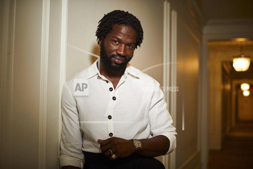 Matt Licari Sope Dirisu poses for a portrait to promote "Mr. Malcolm's List" on Tuesday, June 28, 2022 in New York. (Photo by Matt Licari/Invision/AP)