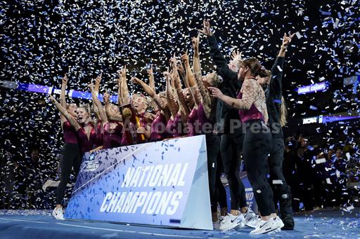 Mujeres de Oklahoma ganan segundo título consecutivo de gimnasia de la NCAA Mujeres de Oklahoma ganan segundo título consecutivo de gimnasia de la NCAA