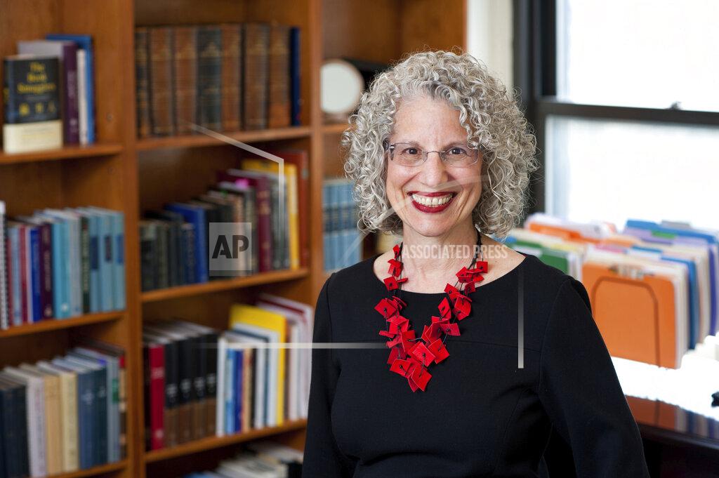 This 2020 photo provided by Ellen Dubin Photography shows Dr. Shuly Rubin Schwartz in New York. On Monday, the Jewish Theological Seminary announced Schwartz as their eighth chancellor - and first woman to serve in the role - in its 134-year history. (Ellen Dubin Photography via AP)