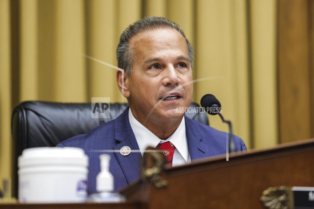 Rep. David Cicilline, D-R.I., speaks during a House Judiciary subcommittee hearing on antitrust on Capitol Hill on Wednesday, July 29, 2020, in Washington. (Graeme Jennings/Pool via AP)