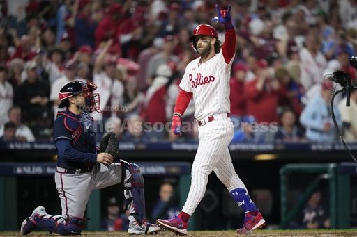 Bryce Harper slugs 2 more homers as Phillies pound Brav... - Vimarsana News