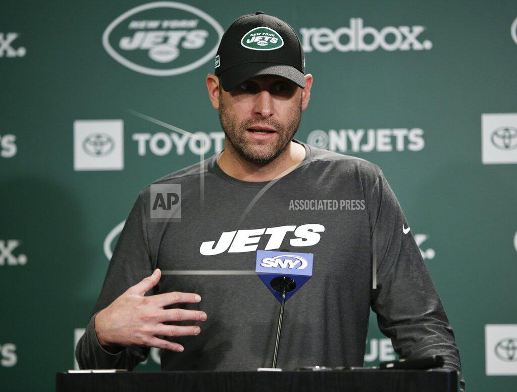 Frank Franklin Ii New York Jets head coach Adam Gase speaks during an NFL football news conference Friday, May 10, 2019, in Florham Park, N.J. (AP Photo/Frank Franklin II)