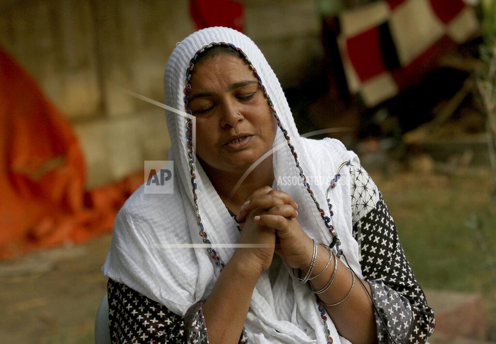 Fareed Khan Rita Raja, mother of Arzoo Raja, speaks during an interview in Karachi, Pakistan, on Tuesday, Nov. 10, 2020. Arzoo was 13 when she disappeared from her home in central Karachi. The Christian girl’s parents reported her missing and pleaded with police to find her. Two days later, officers reported back that she had been converted to Islam and was married to their 40-year-old Muslim neighbor. She was videotaped outside court sobbing and pleading for her daughter to be returned. The video went viral, creating a social media storm in Pakistan and prompting the authorities to step in. (AP Photo/Fareed Khan)