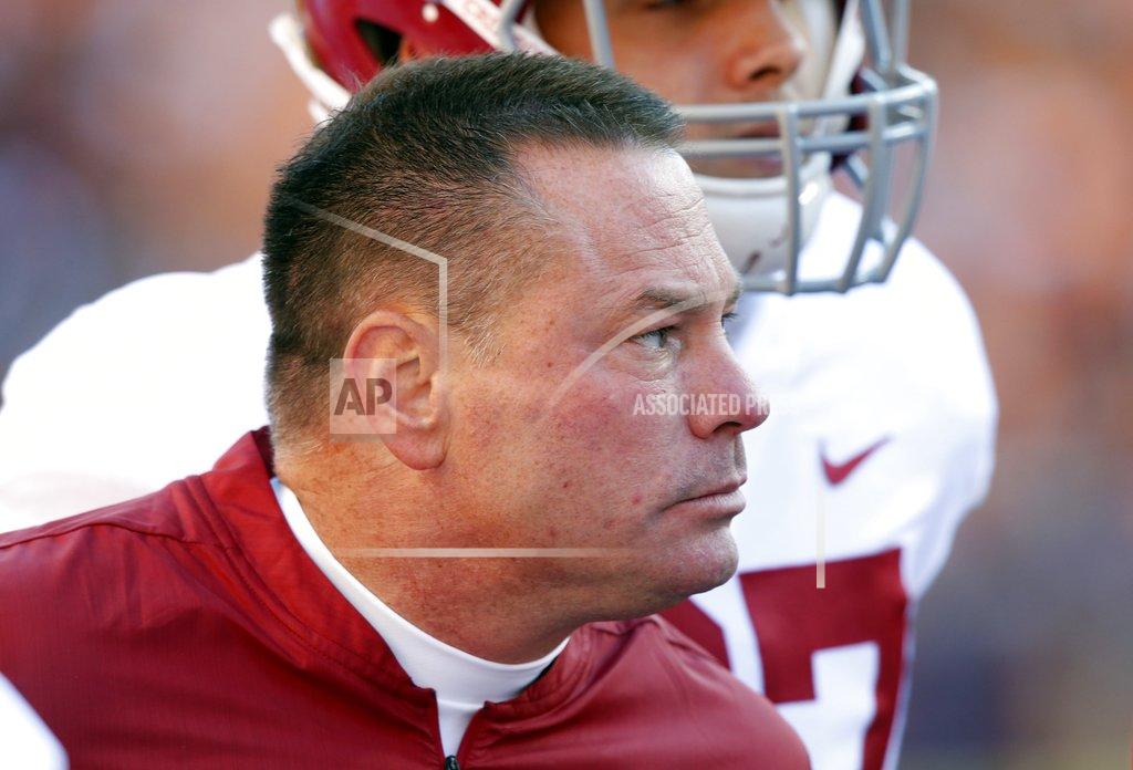 Wade Payne Alabama analyst and former Tennessee head football coach Butch Jones looks on from the sideline in the first half of an NCAA college football game against Tennessee, Saturday, Oct. 20, 2018, in Knoxville, Tenn. (AP Photo/Wade Payne)