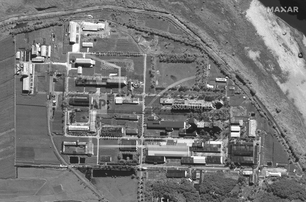 Uncredited This Sept. 1, 2021, satellite image provided by Maxar Technologies shows an overview of North Korea's Yongbyon nuclear complex. Recent satellite images show North Korea is expanding a uranium enrichment plant at the nuclear complex, a sign that it's intent on boosting the production of bomb materials, experts say. The assessment comes after North Korea recently raised tensions with its first missile tests in six months amid long-dormant nuclear disarmament negotiations with the United States. (Satellite image ©2021 Maxar Technologies via AP)