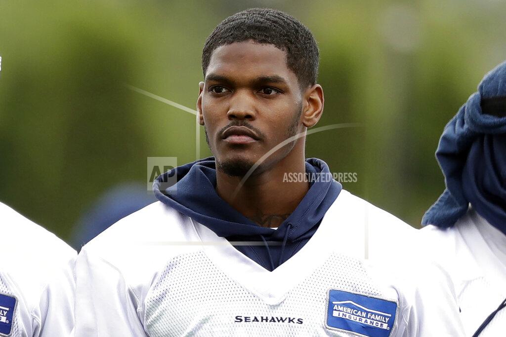 Elaine Thompson FILE - In this May 21, 2019, file photo, Seattle Seahawks' Marquise Blair walks off the field after an NFL football practice in Renton, Wash. L.J. Collier has been out for weeks, DK Metcalf just underwent surgery., and Marquise Blair has a sore back. The Seahawks still have high hopes for their draft class but many aren't even on the field currently (AP Photo/Elaine Thompson, File)
