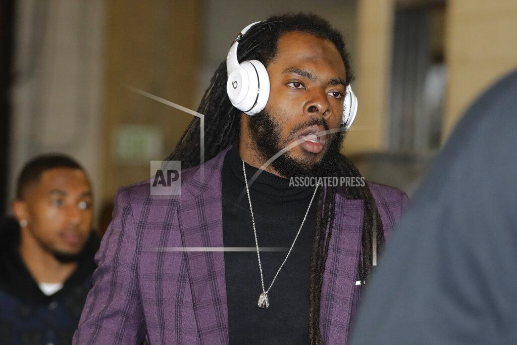 Julio Cortez San Francisco 49ers cornerback Richard Sherman arriving for a NFL football game against the Baltimore Ravens, Sunday, Dec. 1, 2019, in Baltimore, Md. (AP Photo/Julio Cortez)
