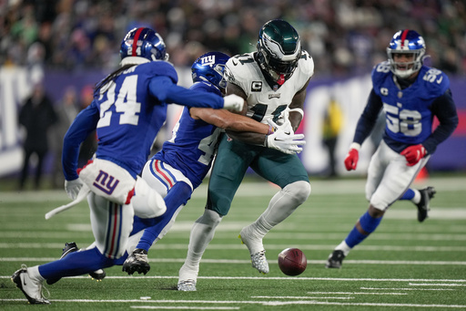 Eagles receiver A.J. Brown is out for wild-card game vs. Bucs with a knee injury - Vimarsana News