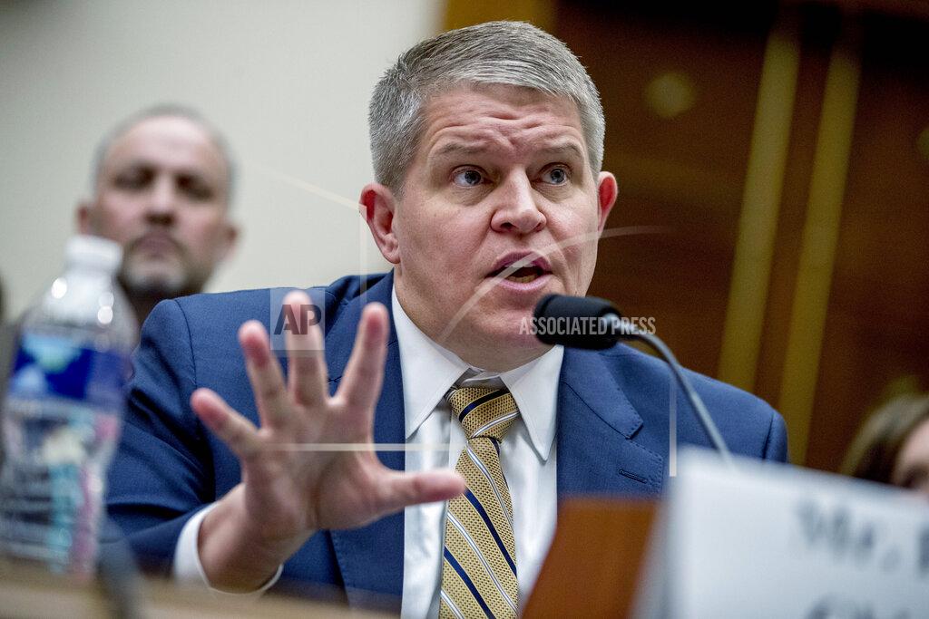 Andrew Harnik FILE - In this Sept. 25, 2019 file photo, David Chipman, a former federal agent and adviser at the gun control group Giffords, speaks at a House Judiciary Committee hearing on assault weapons on Capitol Hill in Washington. The White House will withdraw the nomination of Chipman, a gun-control advocate to lead the Bureau of Alcohol, Tobacco, Firearms and Explosives after he ran into bipartisan opposition in the Senate, a person familiar with the decision said Thursday. (AP Photo/Andrew Harnik)