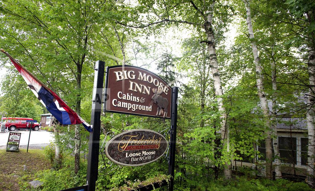 Linda Coan O'kresik FILE - This Aug. 18, 2020, file photo shows the Big Moose Inn on Millinocket Lake in Millinocket, Maine. A COVID-19 outbreak connected to a wedding reception held at the inn in early August has led to more than 175 cases of the virus and at least five deaths. (Linda Coan O'Kresik/The Bangor Daily News via AP, File)