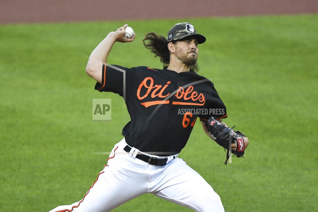 Terrance Williams Baltimore Orioles starting pitcher Dean Kremer throws during the first inning of a baseball game against the New York Yankees on Friday, May 14, 2021, in Baltimore. (AP Photo/Terrance Williams)