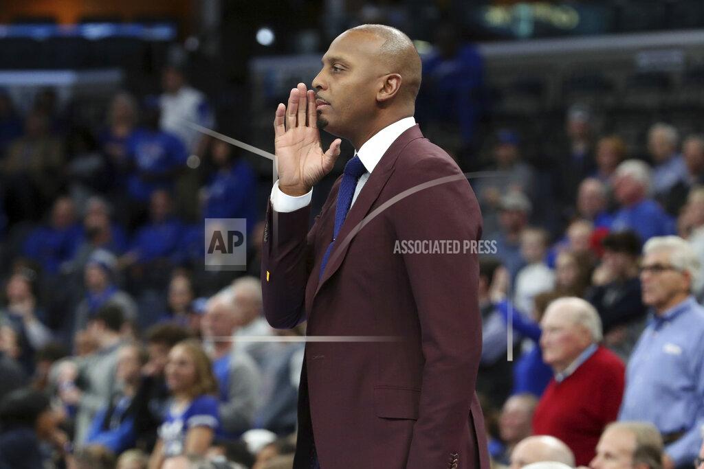 Karen Pulfer Focht Memphis head coach Penny Hardaway calls to his players in the first half of an NCAA college basketball game against Jackson State Saturday, Dec. 21, 2019, in Memphis, Tenn. (AP Photo/Karen Pulfer Focht)