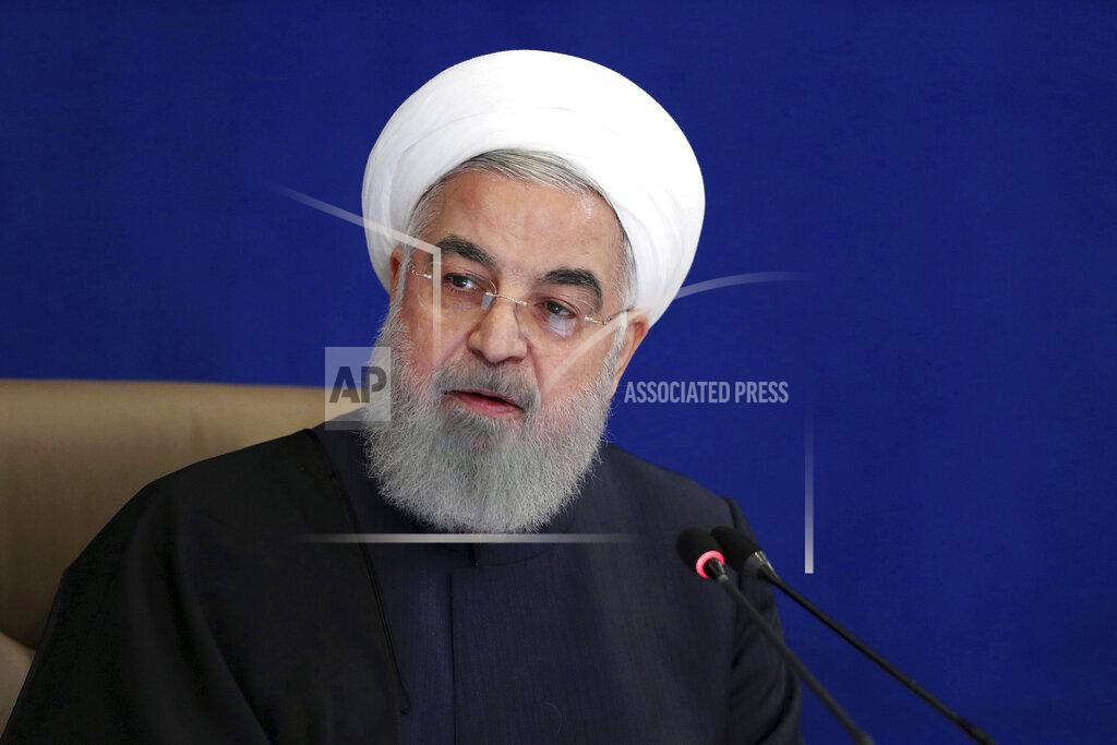 Uncredited In this photo released by the official website of the office of the Iranian Presidency, President Hassan Rouhani speaks in a meeting in Tehran, Iran, on Dec. 9, 2020. The Biden administration is weighing a near wholesale rollback of some of the most stringent Trump-era sanctions imposed on Iran, in a bid to get the Islamic Republic to return to compliance with a landmark 2015 nuclear accord. (Iranian Presidency Office via AP)