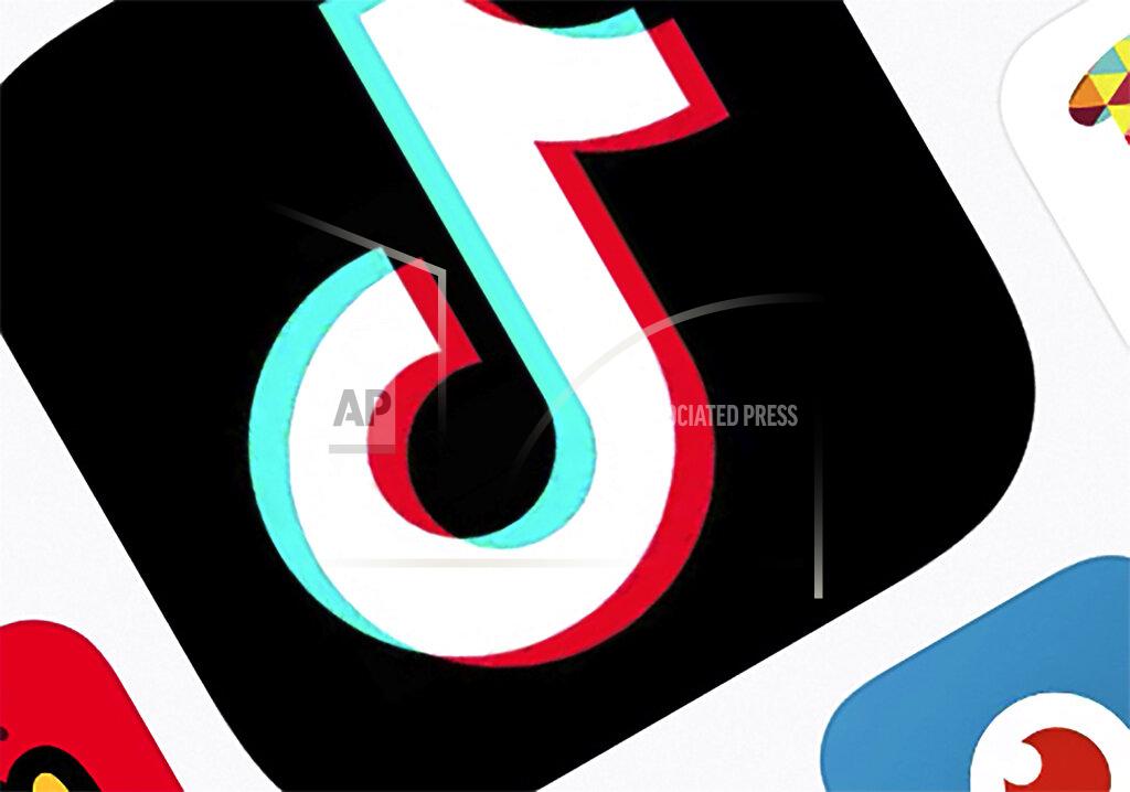 FILE - This Feb. 25, 2020, file photo, shows the icon for TikTok in New York. President Donald Trump will order China’s ByteDance to sell its hit video app TikTok because of national-security concerns, according to reports published Friday, July 31, 2020. “We are looking at TikTok,