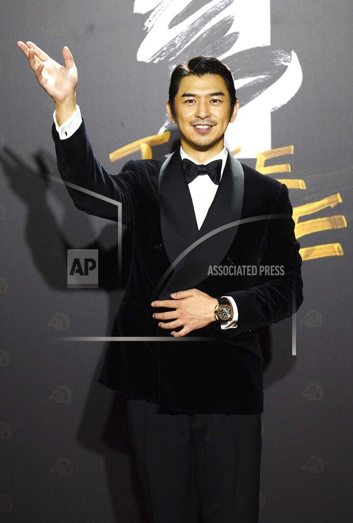 Billy Dai Taiwanese actor Bo-Lin Chen arrives at the 57th Golden Horse Awards in Taipei, Taiwan, Saturday, Nov. 21, 2020. Chen is guest at this year's Golden Horse Awards, one of the Chinese-language film industry's biggest annual events. (AP Photo/Billy Dai)
