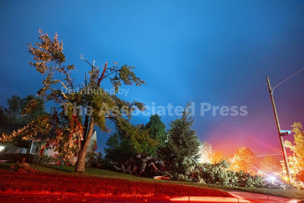 Michigan storms with 75 mph winds down trees and power lines, five ...