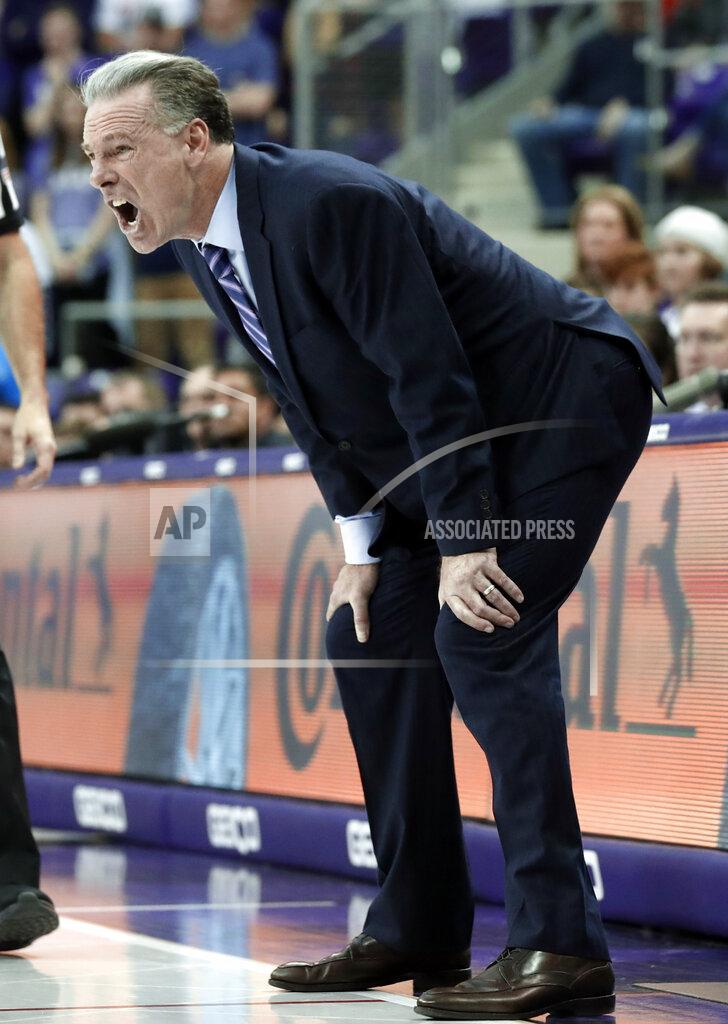 Tony Gutierrez TCU head coach Jamie Dixon instructs his team in the second half of an NCAA college basketball game against Iowa State in Fort Worth, Texas, Saturday, Feb. 23, 2019. (AP Photo/Tony Gutierrez)