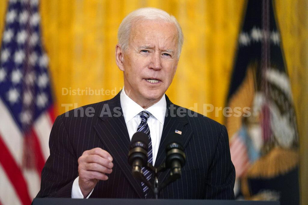 Biden says US to hit goal of 100 million vaccines on Friday
