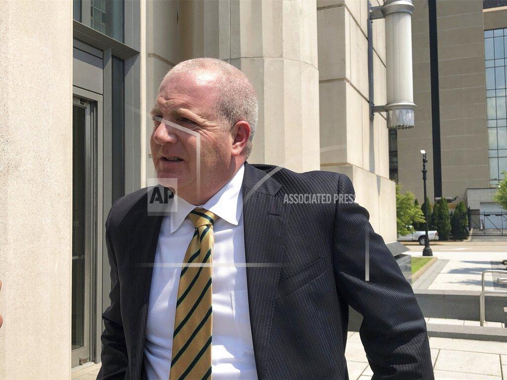 John Raby FILE - Paul T. Farrell Jr., an attorney representing plaintiffs in a lawsuit against three major U.S. drug distributors, speaks to reporters Wednesday, July 28, 2021, outside the federal courthouse in Charleston, W.Va. A federal judge on Monday, July 4, 2022, ruled in favor of U.S. drug distributors AmerisourceBergen Drug Co., Cardinal Health Inc. and McKesson Corp. in a landmark lawsuit that accused them of causing a health crisis in one West Virginia county ravaged by opioid addiction. (AP Photo/John Raby, File)