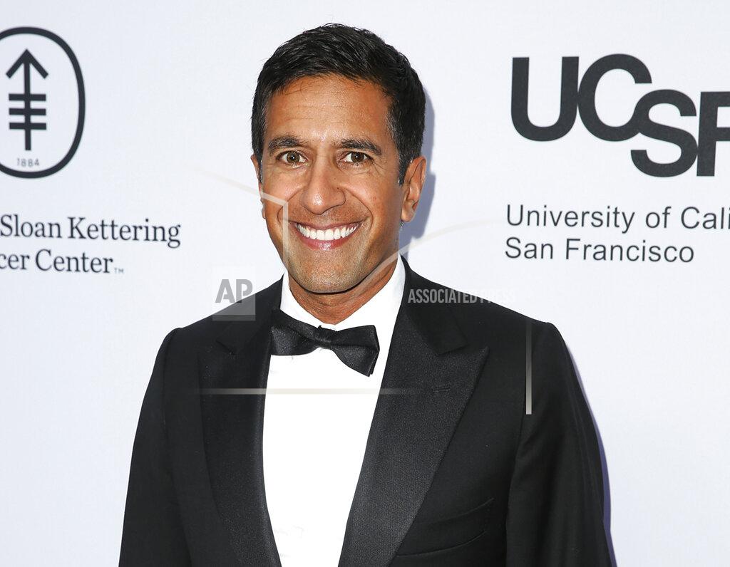 FILE - Sanjay Gupta arrives at Sean Parker and the Parker Foundation's Gala Celebrating a Milestone in Medical Research in Los Angeles. on April 13, 2016. (Photo by Rich Fury/Invision/AP, File)