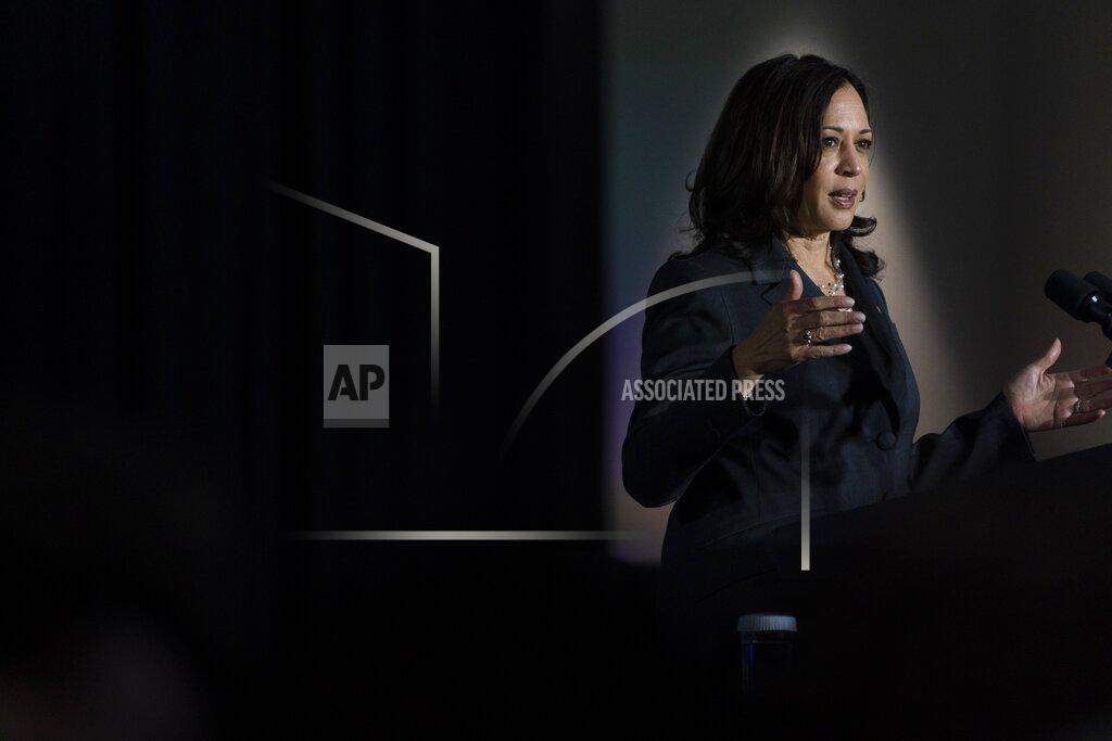Jacquelyn Martin Vice President Kamala Harris speaks at Clark Atlanta University, Friday, June 18, 2021, in Atlanta. (AP Photo/Jacquelyn Martin)