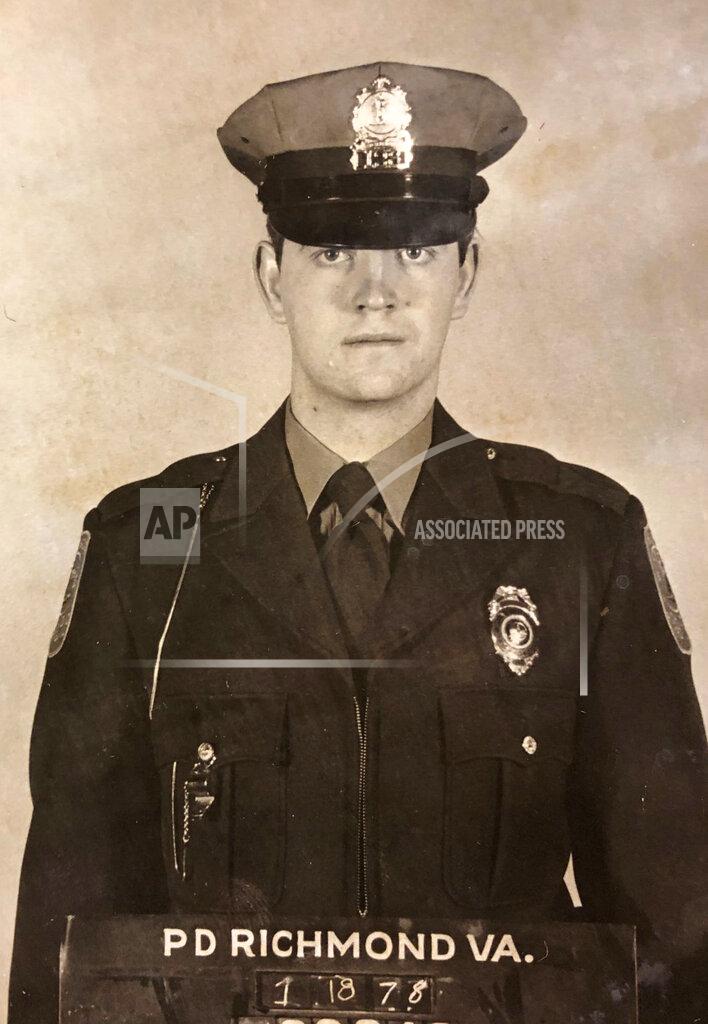 This undated photo provided by the Richmond Police Dept shows Richmond police Officer Michael Connors. The expected release Monday, May 11, 2020 of a man convicted in the 1979 killing of a Richmond police officer was put on hold amid an investigation by Virginia's government watchdog agency into the parole board's handling of the inmate's case, state officials said. (Richmond Police Dept/Richmond Times-Dispatch via AP)