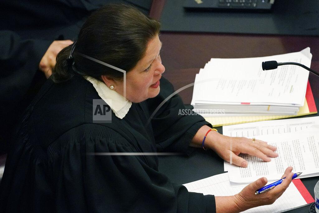 Rogelio V. Solis Mississippi Supreme Court Associate Justice Dawn Beam questions attorneys presenting arguments over a lawsuit that challenges the state's initiative process and seeks to overturn a medical marijuana initiative that voters approved in November 2020, Wednesday, April 14, 2021, in Jackson, Miss. (AP Photo/Rogelio V. Solis)