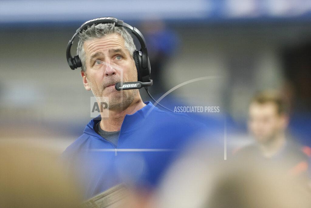 Aj Mast Indianapolis Colts head coach Frank Reich looks at a replay during the first half of an NFL football game against the Jacksonville Jaguars, Sunday, Nov. 17, 2019, in Indianapolis. (AP Photo/AJ Mast)