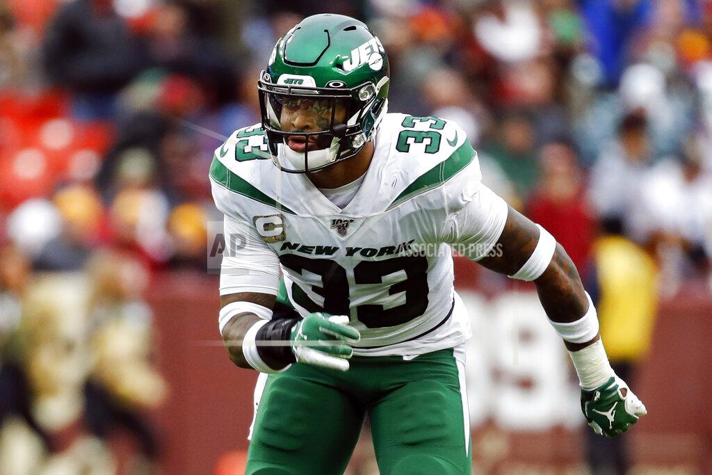 Patrick Semansky FILE - In this Nov. 17, 2019, file photo, New York Jets strong safety Jamal Adams (33) plays during the second half of an NFL football game against the Washington Redskins in Landover, Md. Adams got his wish. He wanted out of New York and away from the Jets. His new home is in Seattle and for what the Seahawks gave up, they need Adams to play like an All-Pro. (AP Photo/Patrick Semansky, File)