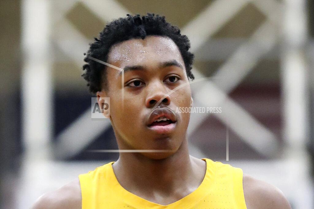 Gregory Payan FILE - In this Jan. 19, 2020, file photo, Montverde Academy's Scottie Barnes is shown during a high school basketball game against IMG Academy at the Hoophall Classic in Springfield, Mass. Barnes was selected by the Toronto Raptors in the NBA draft Thursday, July 29, 2021. (AP Photo/Gregory Payan, File)