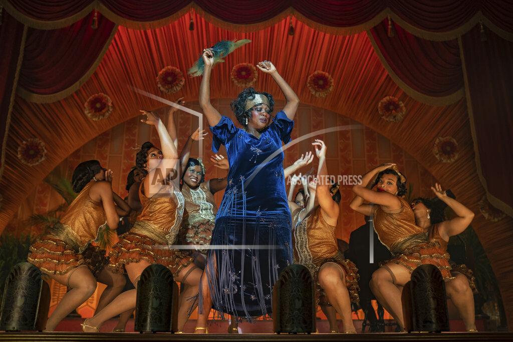David Lee This image released by Netflix shows Viola Davis in "Ma Rainey's Black Bottom." The Screen Actors Guild has nominated the cast for a SAG Award for outstanding performance by a cast in a motion picture. (David Lee/Netflix via AP)