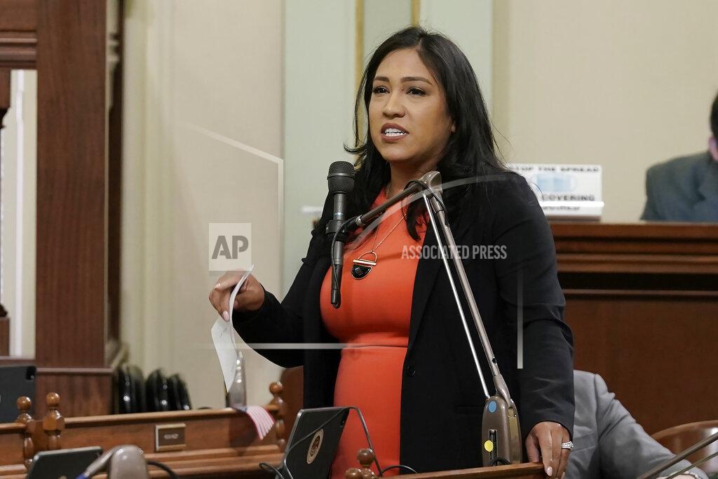 Rich Pedroncelli Republican assembly member Suzette Martinez Valladares, calls on lawmakers to approve a gun control measure at the Capitol in Sacramento, Calif., Wednesday, May 25, 2022. California Gov. Gavin Newsom on Wednesday harshly criticized Texas Gov. Greg Abbott in the wake of an elementary school shooting that left students and teachers dead. (AP Photo/Rich Pedroncelli)