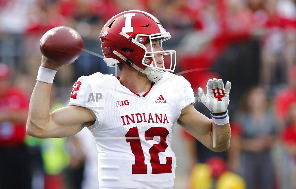 Jay Laprete Indiana quarterback Peyton Ramsey throws a pass against Ohio State and during the first half of an NCAA college football game Saturday, Oct. 6, 2018, in Columbus, Ohio. (AP Photo/Jay LaPrete)