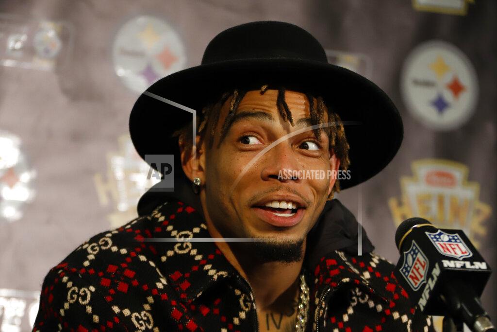 Gene J. Puskar Pittsburgh Steelers cornerback Joe Haden meets with reporters after an NFL football game against the Cleveland Browns in Pittsburgh, Sunday, Dec. 1, 2019. (AP Photo/Gene J. Puskar)