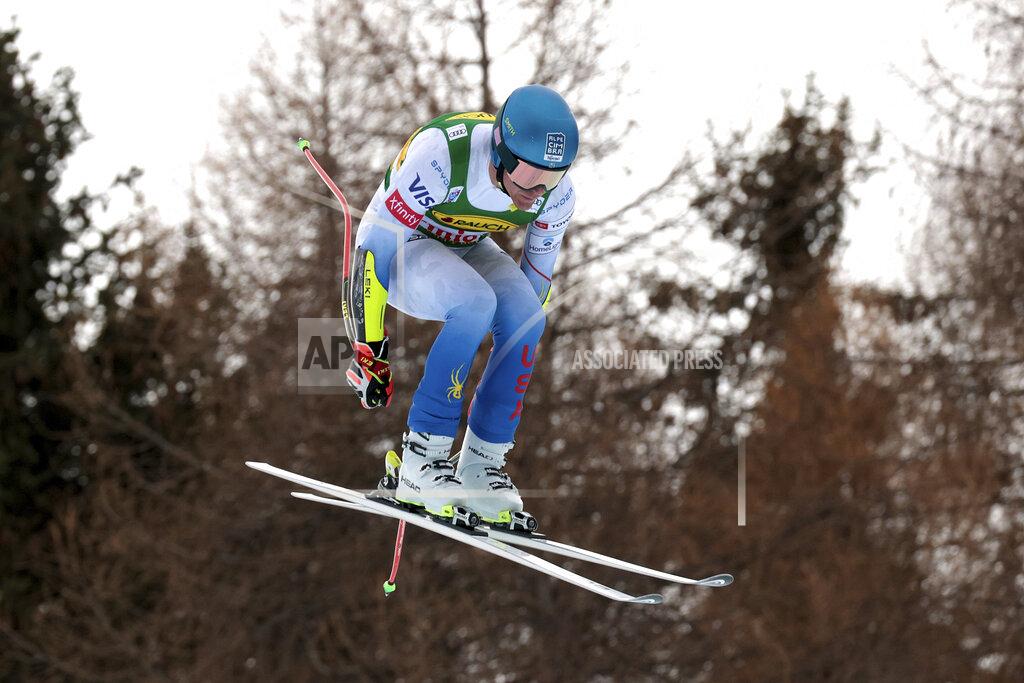 Giovanni Maria Pizzato United States' Ryan Cochran Siegle competes during an alpine ski men's World Cup super-G, in Bormio, Italy, Wednesday, Dec. 29, 2021. (AP Photo/Giovanni Maria Pizzato)